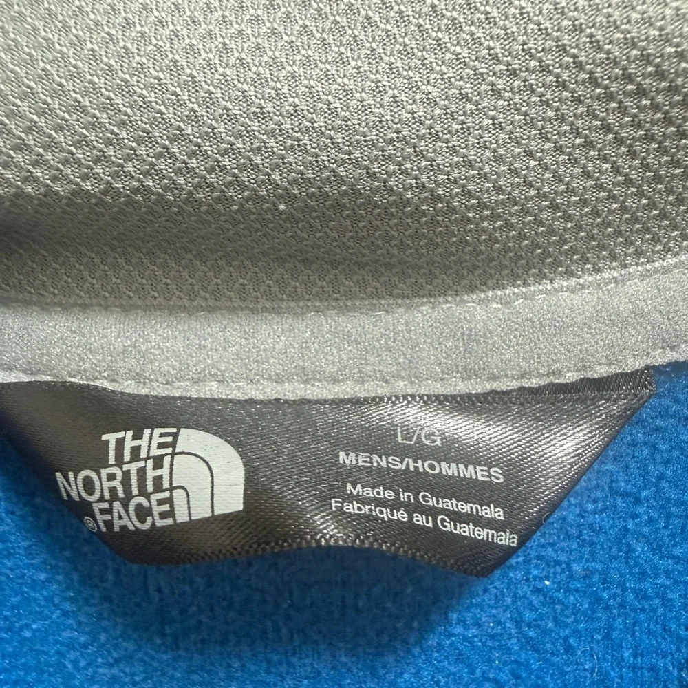 The North Face Bright Blue Pullover Hoodie with Logo